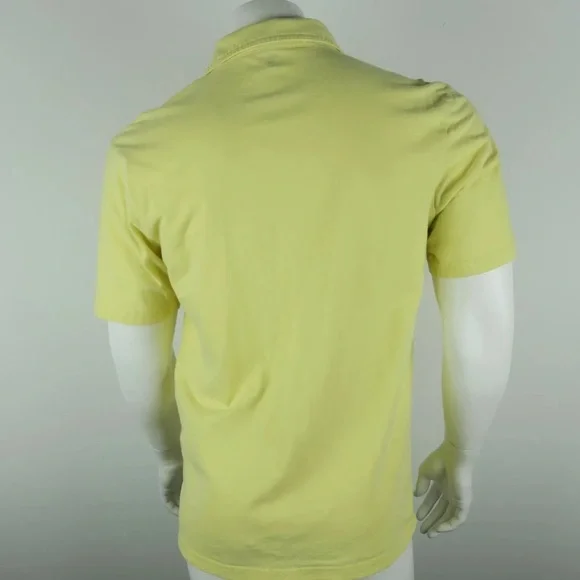 johnnie-o Men's‎ Polo Shirt Size Medium West Coast Prep Yellow - Picture 3 of 4